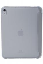 Прозрачный чехол-книжка для iPad Air 4/5 10.9 с тройным загибом Серый
