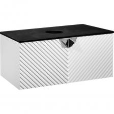 Тумба под раковину в ванную RUNO Андорра (подвесная) – это изысканность и утончённая роскошь в интерьере. Рифленые фасады визуально «оживляют» и «приводят в движение» всю обстановку комнаты, сохраняя при этом умиротворение и покой. Цвета корпуса и фасада имеют идеальное классическое цветовое сочетание белого и чёрного цветов, которые идеально впишутся в любой интерьер ванной комнаты. Тумба оснащена двумя распашными дверцами, дверцы укомплектованы петлями верхняя с доводчиком, нижняя без доводчика. К тумбе для ванной подойдут умывальники на столешницу: «OVALE 50» (50х36см), «PALLA D41», «TRE 48» (48х37см), «TERZO 60» (59х39см).