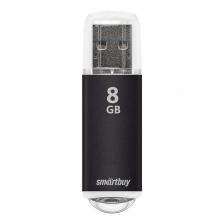 USB 2.0 накопитель Smartbuy 8GB V-Cut Black (SB8GBVC-K), цена за 1 шт