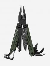 Мультиинструмент складной Leatherman Signal, 19 функций, чехол, Зеленый