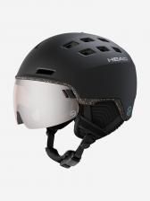 Шлем горнолыжный Head Radar Rethink с визором S2 (VLT 20%), Черный