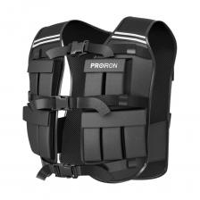 Жилет утяжелитель PROIRON - представляет собой эффективный инструмент для повышения интенсивности кардио и силовых тренировок с дополнительным регулируемым весом до 10 кг. Подходит спортсменам для тренировок с отягощением, для которых недостаточно веса собственного тела. Универсальный размер. В комплект поставки входит: 1 жилет, 20 грузов с наполнением металлическими гранулами по 0,5 кг. Спортивный инвентарь позволяет регулировать вес от 0 до 10 кг с шагом 0,5 кг. Вы можете настраивать нагрузку в соответствии с вашими тренировочными потребностями и уровнем подготовки. Размеры: ширина 50 см, высота 54 см. Наружная часть товара изготовлена из прочного армированного нейлона и долговечной и износостойкой ткани ОКСФОРД, обеспечивая надежную защиту от разрывов во время тренировок. Прочная внутренняя трехслойная сетка Air-mesh с высокой степенью воздухопроницаемости и влагоотведения обеспечивает максимальный комфорт во время тренировок. Жилет оснащен полностью регулируемыми нагрудными и поясными ремнями с 3 пластиковыми карабинами, а также широкими 10см плечевыми лямками, обеспечивающими комфортную и надежную посадку во время тренировки. Жилет мужской тренировочный оснащен светоотражающими элементами, обеспечивающими видимость в темное время суток, что повышает безопасность при тренировках на улице. Жилет спортивный равномерно распределяет вес, что помогает уменьшить нагрузку на определенные группы мышц и предотвращает перегрузки.