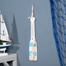 Декор настенный, панно с термометром «Весло», 30x7 см