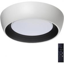 Потолочный светильник Sonex Cronus 7715/54L металл/акрил/белый/черный LED 54Вт 3000-6500К D500 IP20 пульт ДУ
