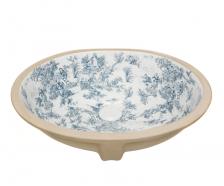 Раковина Bronze de Luxe Brousse 1751, голубой