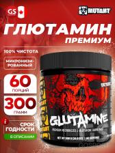 L-Глютамин Mutant GLUTAMINE 300 г, Натуральный