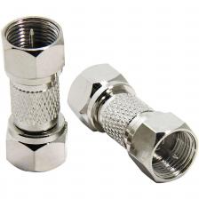 Металлический двойной поворотный F-разъем FJJ для ТВ