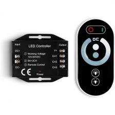 Контроллер диммер Ambrella Illumination GS11101 для одноцветных светодиодных лент с сенсорным радио пультом 2.4G