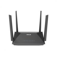 Беспроводные маршрутизаторы ASUS //802.11 a/b/g/n/ac/ax, 1201+574 Mbps, 2,4 + 5 gGz, 4 antennas; 90IG08T0-MO3H00 [RT-AX52]