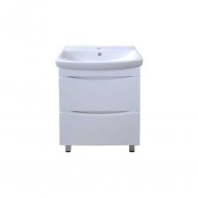 Тумба напольная Emmy Клермонт 60 см с двумя раздвижными ящиками под умывальник Клермонт. Корпус выполнен из белого ЛДСП, фасад МДФ с пленкой ПВХ. Петли с шариковыми направляющими.Поставляется в собранном виде.