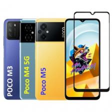 Защитное стекло для Xiaomi POCO M5 / Xiaomi POCO M4 5G / Xiaomi POCO M3 / Сяоми Поко М5 / Сяоми М4 5 Джи / Сяоми М3 Base Glass Full Glue