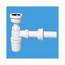 Сифон бутылочный (32ммх40мм) для писсуаров с приемной воронкой (D44-53мм), отводной трубой D40мм и отражателем. Выход компрессионный Ду=40мм.