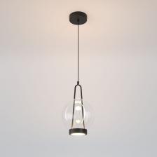 Подвесной светодиодный светильник со стеклянным плафоном 50267/1 LED черный поможет создать качественное акцентное освещение квартиры, кафе или магазина.С помощью регулировки высоты подвеса имеется возможность размещать светильники на разных уровнях, создавая уникальные световые композиции. Источником света являются экономичные SMD светодиоды с мощностью 15 Вт и цветовой температурой 3000 К, обладающие высокой светоотдачей и излучающие равномерный световой поток 1096 лм. Корпус светильника изготовлен из прочного металла, который надежно защищает внутренний механизм от повреждений.