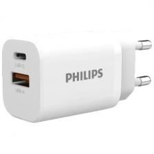 СЗУ Philips GAN PD30W+QC3.0, белый (DLP5331CW/74)