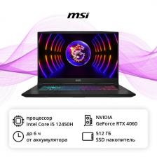 Ноутбук игровой MSI Katana 17/17.3"/Core i5-12450H/16/512/RTX 4060/Win/Black (B12VFK-424RU)