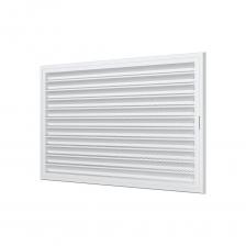 Решетка вентиляционная пластиковая приточно-вытяжная Era RZN 300х200 мм с сеткой белая