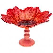 Блюдо сервировочное «Маки», d=30 см, цвет красный