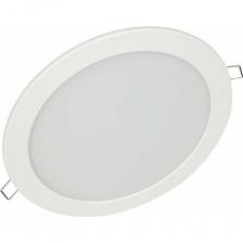 Встраиваемая светодиодная панель IN HOME круглая RLP-VC 24Вт 230В 4000К 1920Лм 220мм белая IP40 4690612034973