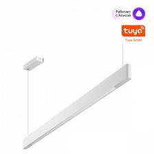 Подвесной линейный светильник Novotech Iter 359549 белый диммир. со сменой цв.темпер. (пульт ДУ/прилож. Smart Life) LED 12/24W 220V 3000-5700К