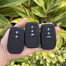 2 3-кнопочных чехла для ключей от автомобиля для Toyota Land Cruiser 200 Prado Crown TLK 200 Yaris Cross Hilux Innova Rav4 Fortuner Camry 55 50