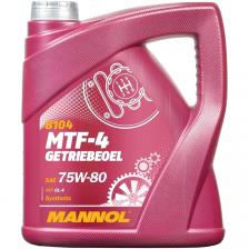 Трансмиссионное масло MANNOL MTF-4 75W-80, 4 л