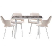 Обеденная группа Woodville Морита бежевый / кантри 2047 / белый 517218