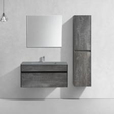 Тумба с раковиной из искусственного камня Vincea Chiara 100 G.Stone, Grey