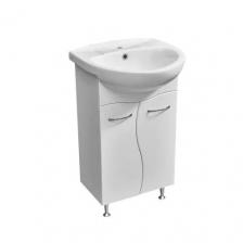 Тумба под раковину напольная Stella Polar Волна 50 белая