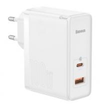 Зарядные устройства Baseus СЗУ c быстрой зарядкой GaN5Pro Fast Charger 100W(20V/5A), с кабелем 1m, белый