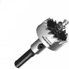 Коронка по металлу Super HSS Ultra, предназначена для быстрого сверления отверстий в листовом металле до 500МПа (цветные металлы, сталь), твердой и мягкой древесины, пластика. Корпус и зубья изготовлены из быстрорежущей стали HSS, что делает ее очень прочной и износостойкой. Применяется совместно с дрелями, перфораторами и стационарными станками. Центрирующее сверло позволяет использовать коронку без предварительного засверливания поверхности и предотвращает смещение насадки в ходе выполнения работ. Цилиндрический хвостовик с 3 гранями надежно фиксируется в патроне инструмента и не дает коронке проворачиваться при сверлении. При сверлении рекомендуется использовать СОЖ, что значительно увеличит срок службы инструмента.