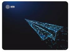 Коврик для мыши Cactus CS-MP-Pro03XL XL черный 400x300x3мм CS-MP-PRO03XL