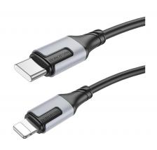 Кабель Borofone BX101 Creator Type-C to Lightning, PD 27W, 1 м черный