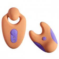 Мини-вибратор с беспроводным ПУ UNBOUND Divvy - Melon Violet (DIVUBVB-MLVI)