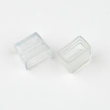 Изолирующий зажим заглушка для светодиодных лент UCW-N03 025 POLYBAG Uniel CLEAR