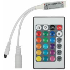 RGBController-12/24V-72/144W-IP20-IR Контроллер ЭРА мини для светодиодной ленты с ИК пультом RGBController-12/24V-72/144W-IP20-IR, цена за 1 шт