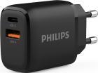 СЗУ Philips PD25W+QC3.0, черный (DLP4327CB/70)
