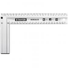 Угольник алюминиевый Столярный угольник Stayer Professional 3432-25 жесткий 250мм