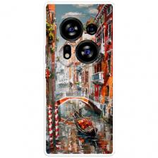 Чехол на Tecno Phantom X2 Pro / Техно Фантом Х2 Про с принтом Нарисованная Венеция