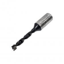 Сверло глухое Премиум HW 5x57 мм, S10x20 мм, RH Greatwood TL00000934 применяется на сверлильно-присадочных станках. Предназначено для сверления глухих отверстий в торцах и плоскостях древесных материалов (МДФ, ДСП, массив древесины и т.д.). Корпус изготовлен из высокопрочной инструментальной стали, позволяющей выдерживать большие нагрузки. Антифрикционное покрытие корпуса снижает налипание смолы и стружки, что увеличивает срок службы сверла. Улучшенная геометрия оптимально отводит стружку из зоны сверления. Отшлифованный корпус и специальная геометрия позволяет работать на увеличенной скорости. Монолитное исполнение обеспечивает в несколько раз больший ресурс, по сравнению с обычными сверлами, также позволяет выдерживать большие нагрузки. Лазерная заточка сверла – гарантия безупречного качества сверления. Мелкозернистый сплав K5++ обеспечивает долгий срок службы. Использование в работе на примере фурнитуры: Шток эксцентриковой стяжки. Шканты. Врезные толкатели и амортизаторы. Полкодержатели. Внимание, изображение товара может отличаться от реального! Верные параметры указаны в технических характеристиках товара.