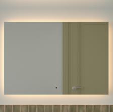 Зеркало Defesto Glow DF 2519RH 100х70 с LED-подсветкой, 3000 K, инфракрасный выключатель