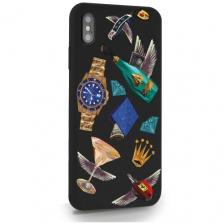 Черный силиконовый чехол MustHaveCase для iPhone XS Max Luxury lifestyle для Айфон 10С Макс Противоударный