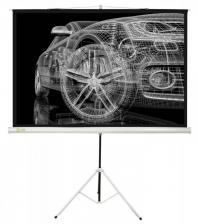 Экран для проектора Cactus 124.5x221см Triscreen 16:9 напольный рулонный черный CS-PST-124X221