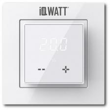 Электронный термостат IQ THERMOSTAT D white (подходит в любую квадратную рамку другой ЭУИ)