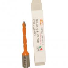 Сверло чашечное с твердосплавной напайкой. Применяется на сверлильно-присадочных станках, а также автоматических присадочных центрах с ЧПУ для сверления глухих отверстий.