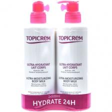Topicrem Набор для тела молочко ультра-увлажняющее, 1000 мл, 2 шт.