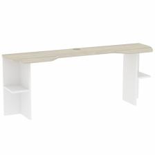 Надстройка для стола Aurelio 85, 1350x350x532 мм, цвет белая/блеквуд сатиновый