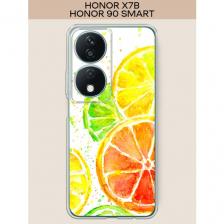 Чехол на Honor X7B / Хонор X7B с принтом Цитрусовые