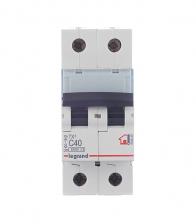 Автоматический выключатель модульный Legrand TX3 2P 40А тип C 6 кА 230/400 В (404046)