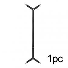 Регулируемые зажимы для простыни, белые/черные, металл+нейлон