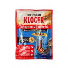 Чистящее средство для устранения засоров Kloger Proff, в гранулах 70 г 7391236